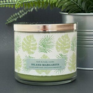 BBW Island Margarita Bath & Body Works 3 Wick Candle